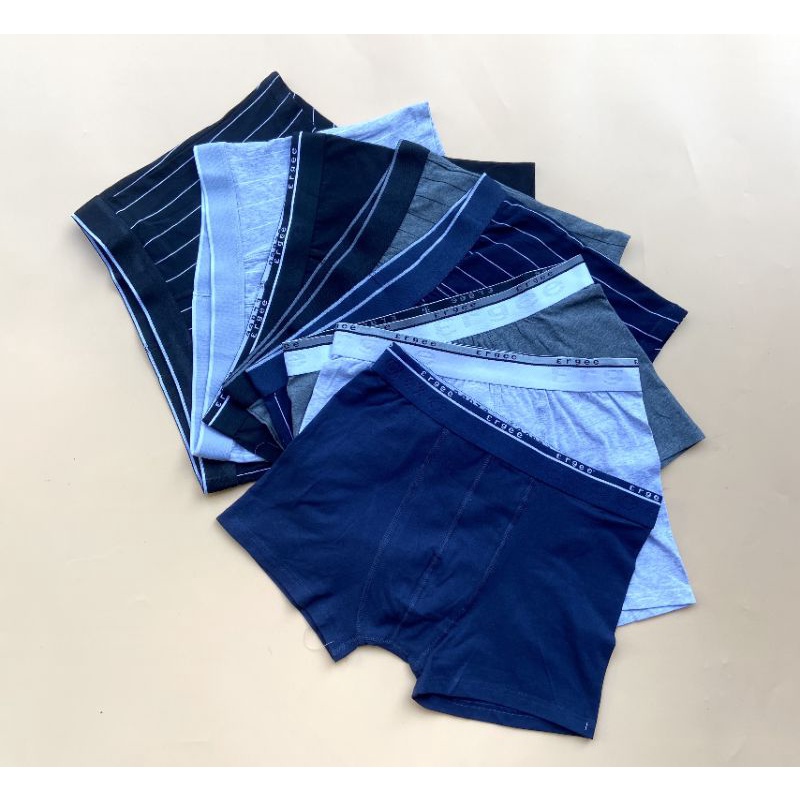 Quần sịp nam xuất khẩu Ergee kiểu dáng trẻ trung, Boxer xuất dư cotton thấm hút