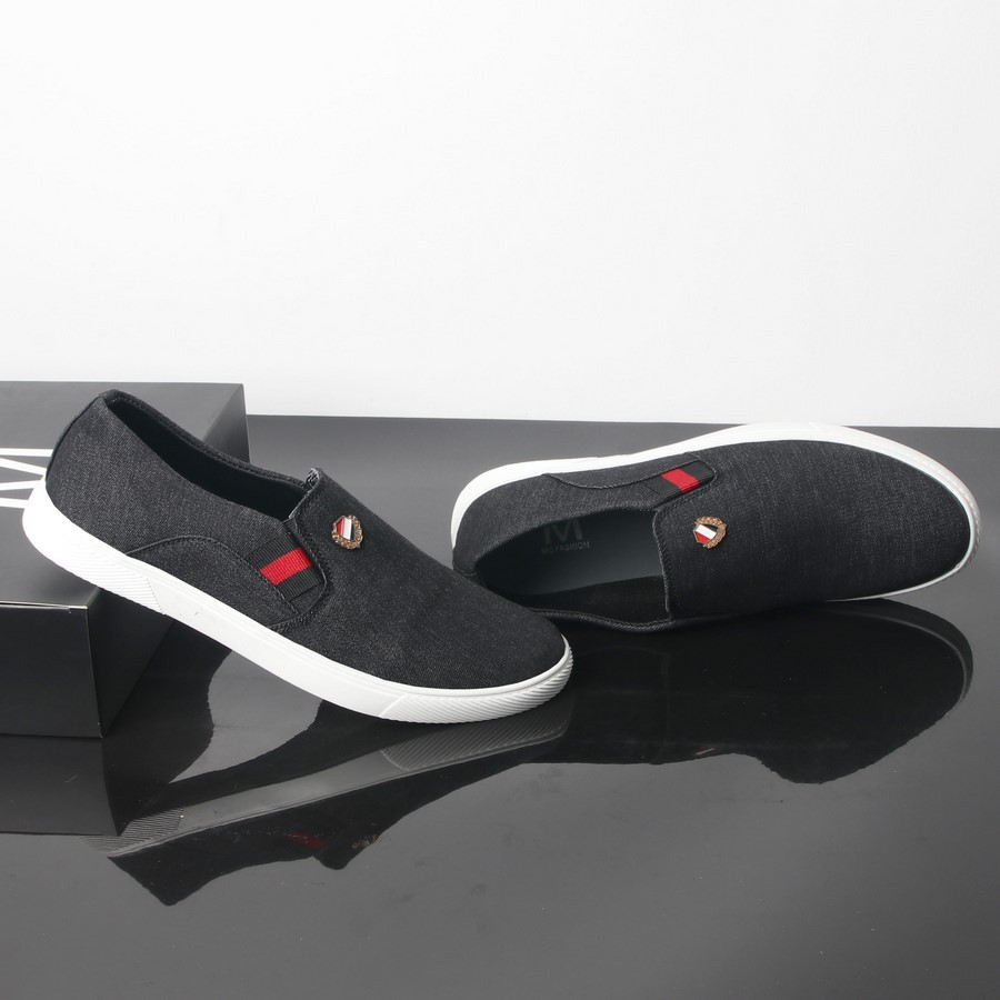 Giày lười vải nam GauNau GN214 3 màu bền đẹp, Giày lười trung niên