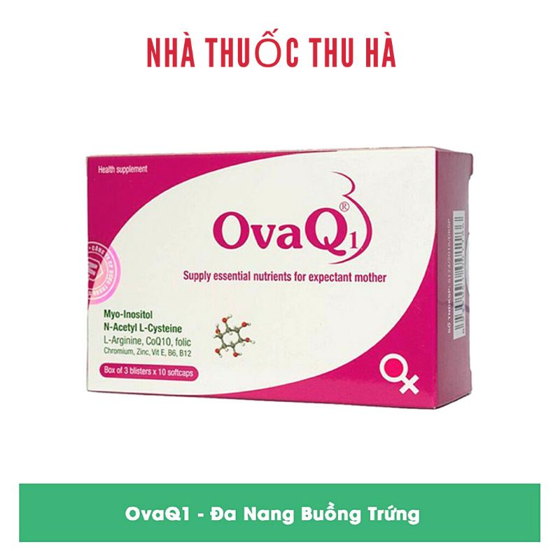 OvaQ1 - giải pháp giảm vô sinh ở nữ giới - Phân phối chính hãng Hộp 30 viên