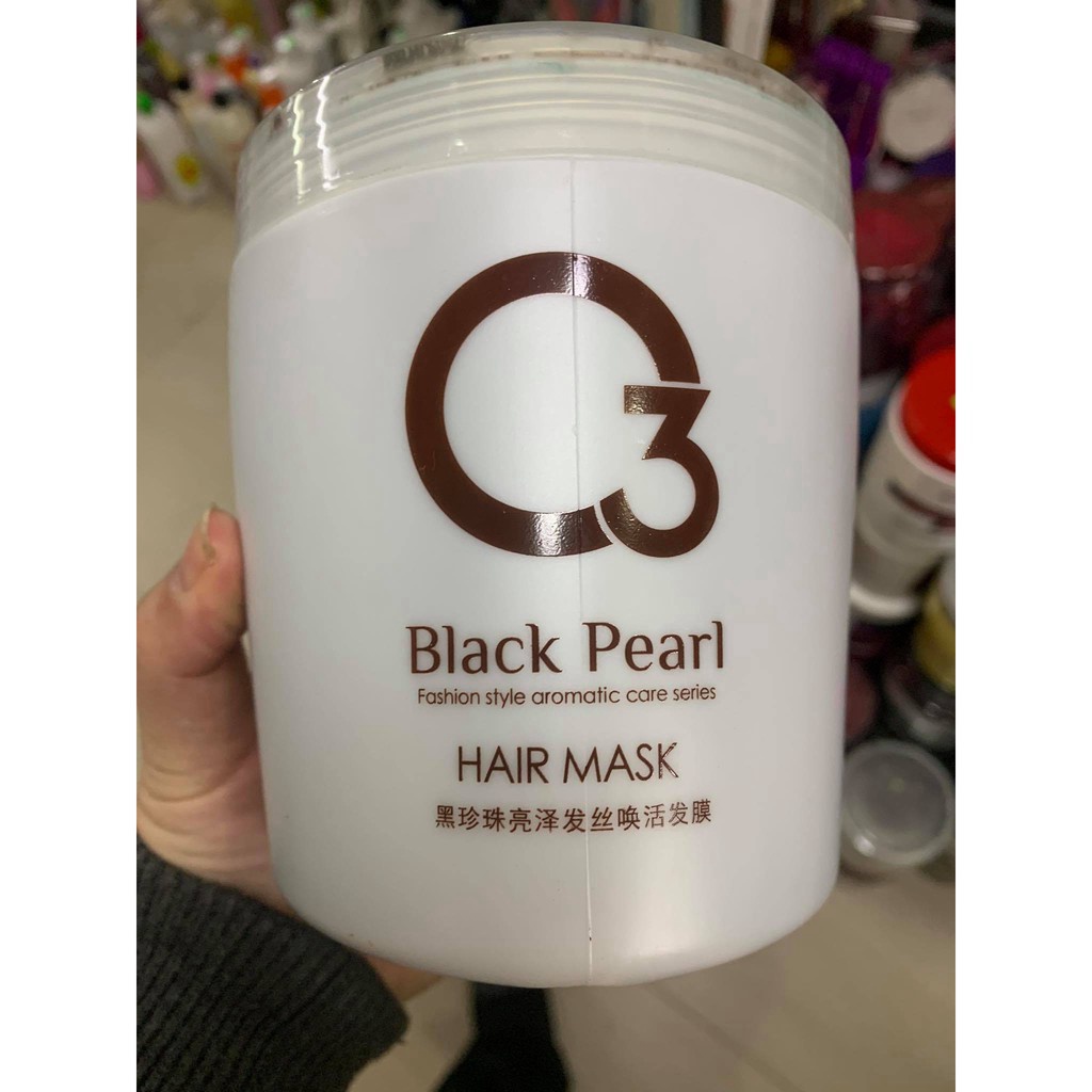 Dầu xả ủ tóc Q3 Black Pearl Jialina 1000ml