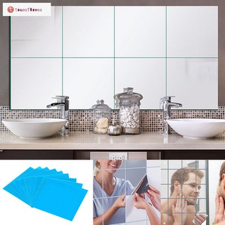 Bộ 32 miếng dán tường vuông tráng gương trang trí nội thất