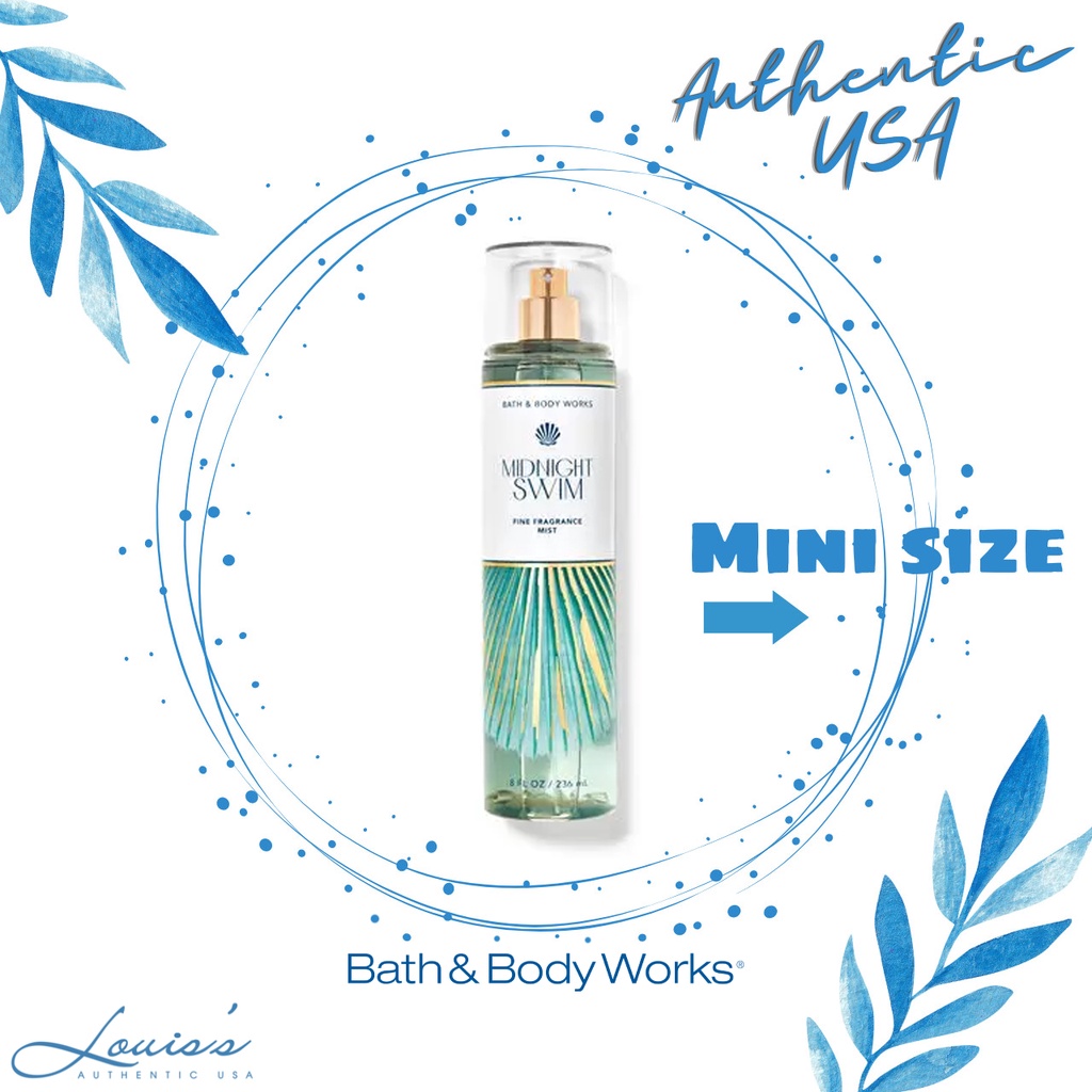 MIDNIGHT SWIM - Xịt thơm toàn thân Bath & Body Works Mỹ