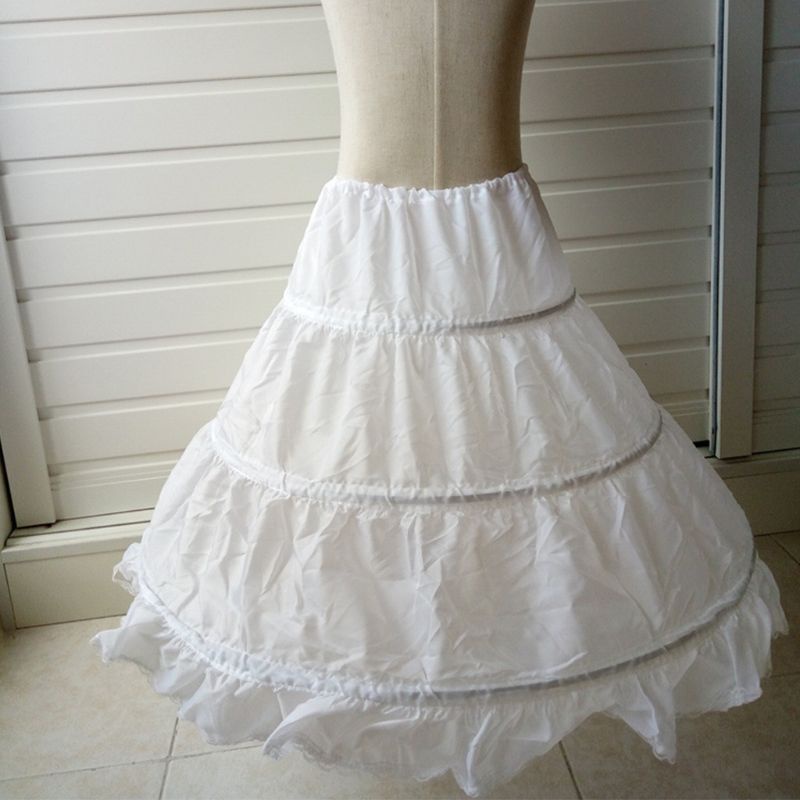 Xiangbao Thắt Lưng Petticoat Hoa Dài Xếp Ly Có Dây Rút Cho Bé Gái