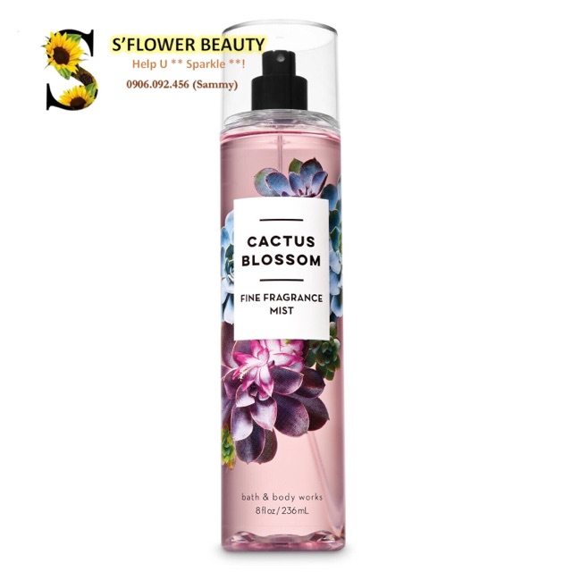 [Auth] Sản Phẩm Tắm Dưỡng Xịt Thơm Toàn Thân Lưu Hương Mịn Da Bath & Body Works Body Care - Cactus Blossom | BigBuy360 - bigbuy360.vn