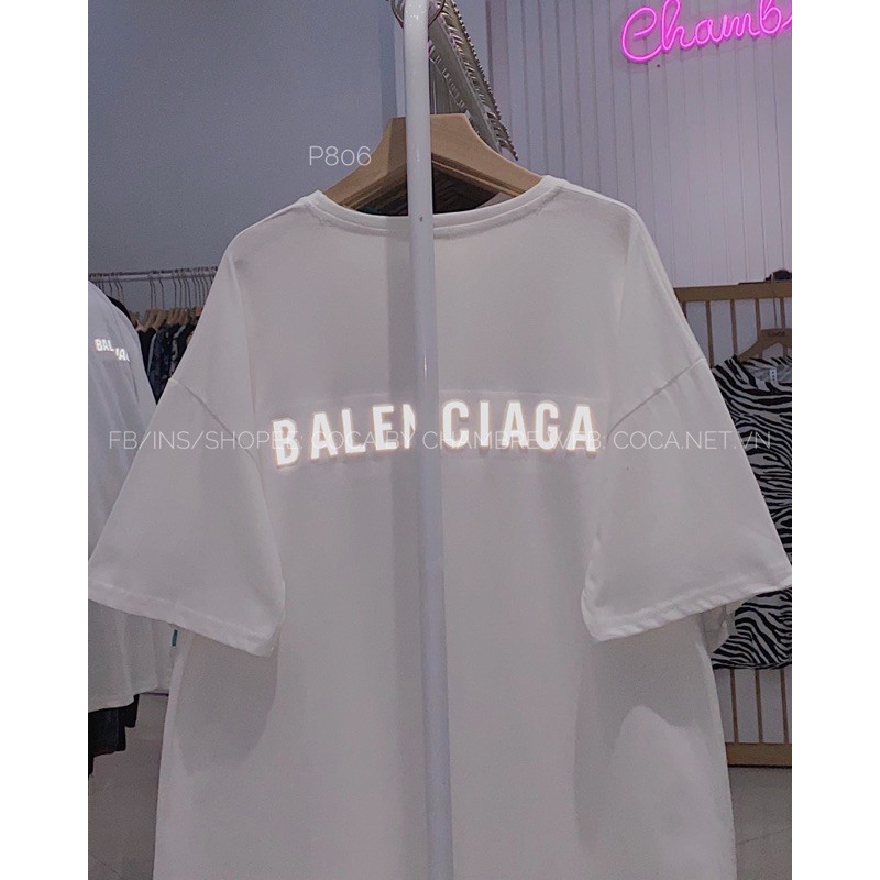 [P806]☁️ Áo thun áo phông phản quang in dập nổi form rộng unisex vải mỏng mát (Có sẵn/ảnh thật) | BigBuy360 - bigbuy360.vn