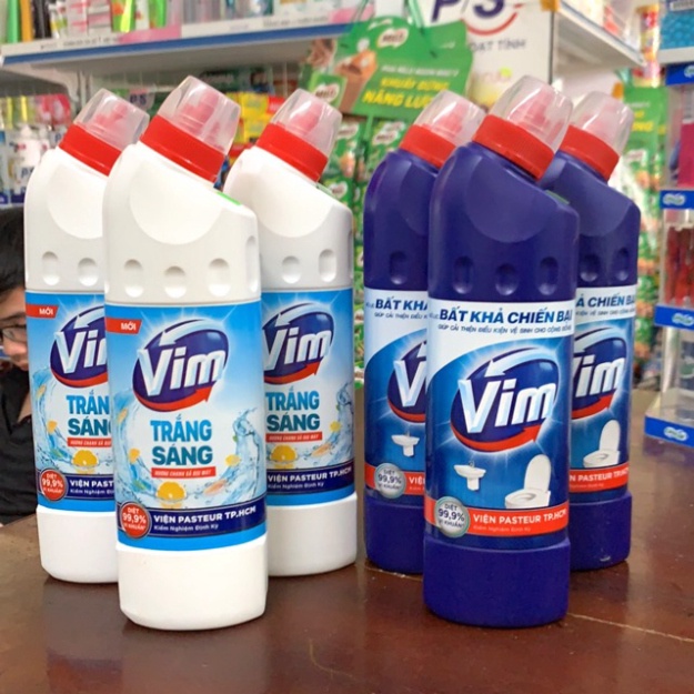 Chất Tẩy Rửa Bồn Cầu Và Nhà Tắm Vim 475ml/500ml