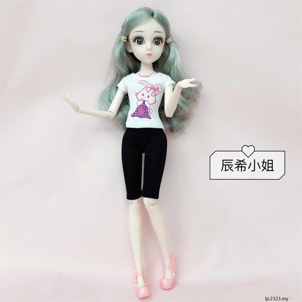 Búp Bê Barbie 36cm Ye Luoli Mặc Đầm Công Chúa Xinh Xắn