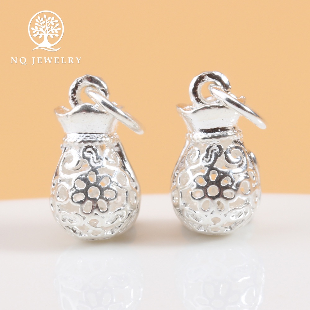 Charm bạc bình hồ lô treo - NQ Jewelry