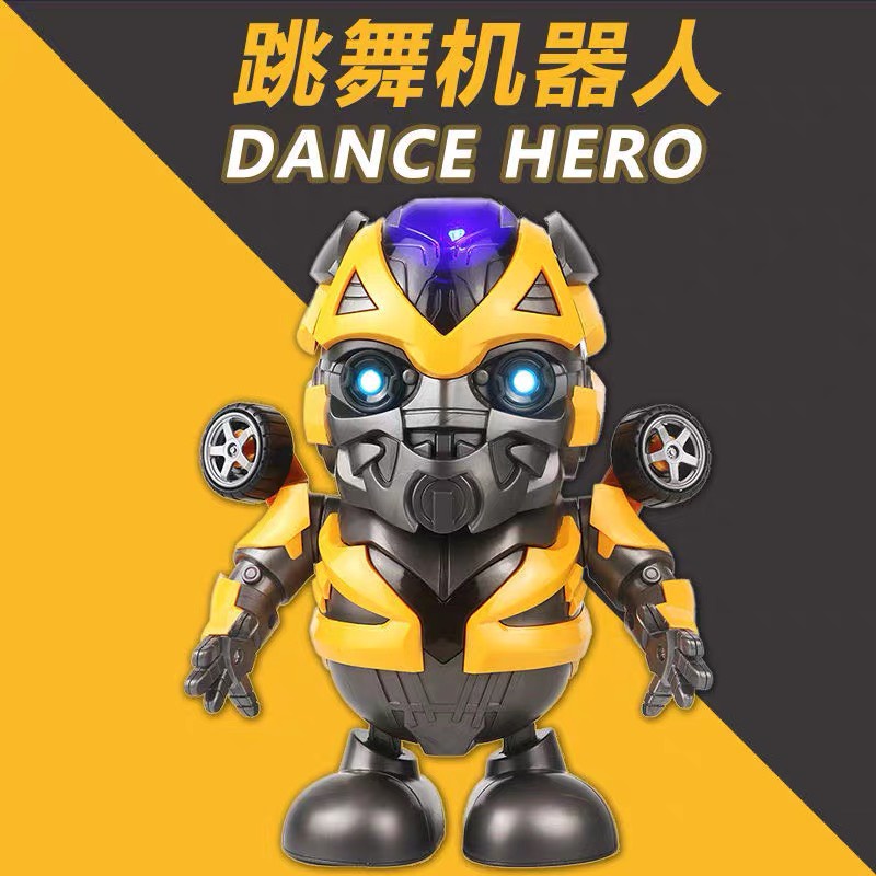 Bumblebee transformer Dance Hero-Robot nhảy múa vui nhộn cho bé yêu  cỡ to