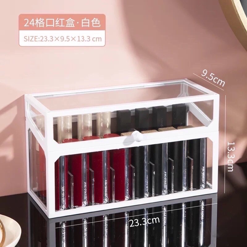 Hộp đựng son thuỷ tinh cao cấp