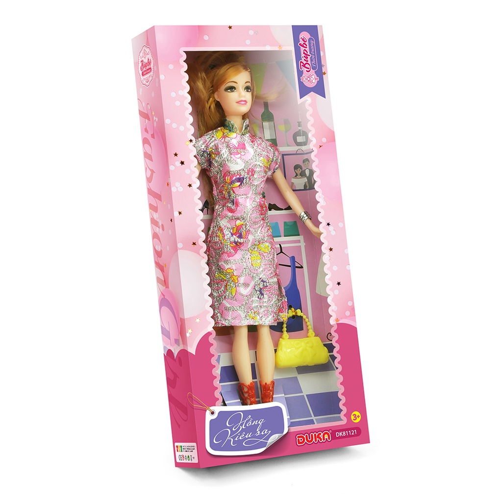 Búp Bê Thời Trang - Hồng Kiêu Sa DK81121 - Duka