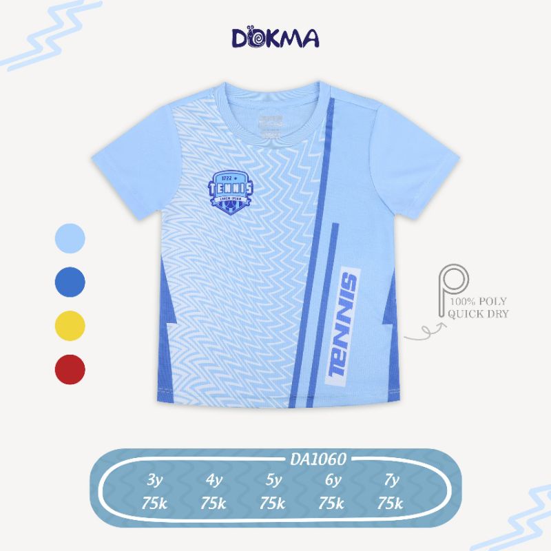 DA1060 Áo cộc tay thể thao bé trai Dokma