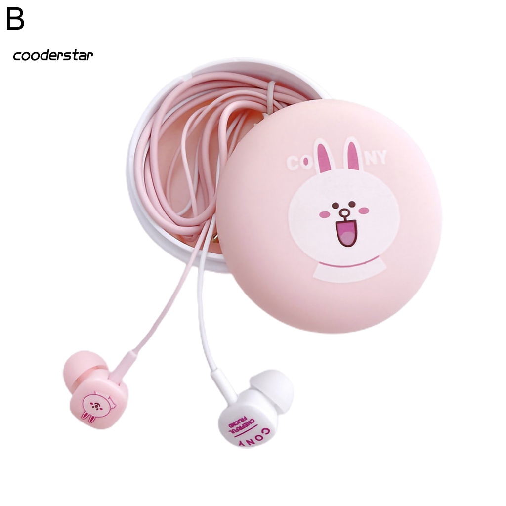 Tai Nghe Nhét Tai Cood 3.5mm Chống Ồn Thiết Kế Dễ Thương Cho Điện Thoại