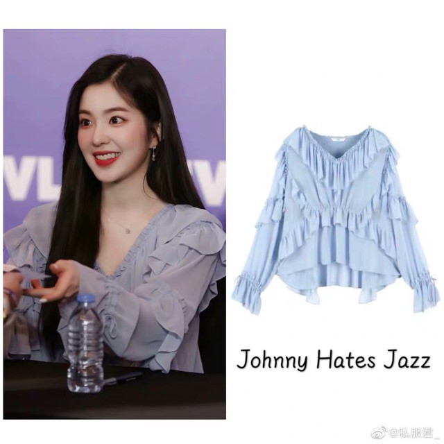 Áo voan bèo baby blue