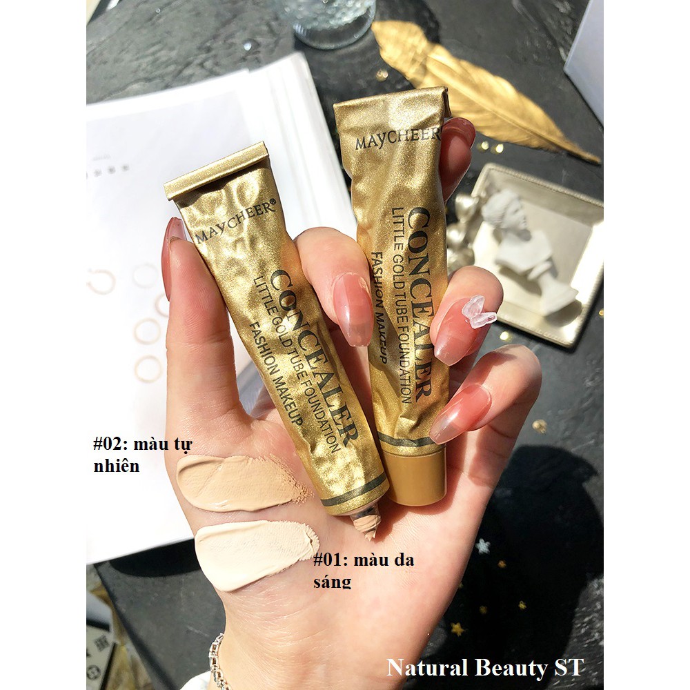 💥HÀNG MẪU TRẢI NIỆM💥Tuýp kem nền che khuyết điểm 20gr Maycheer che khuyết điểm nhẹ, có thể dùng như kem nền | BigBuy360 - bigbuy360.vn