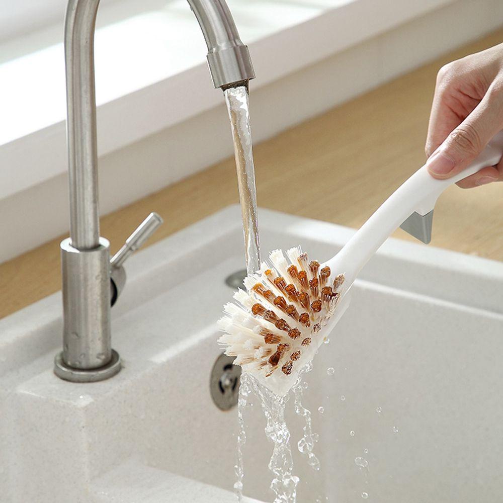 Bàn Chải Cán Dài Thân Thiện Với Môi Trường Vệ Sinh Bồn Rửa Nhà Tắm