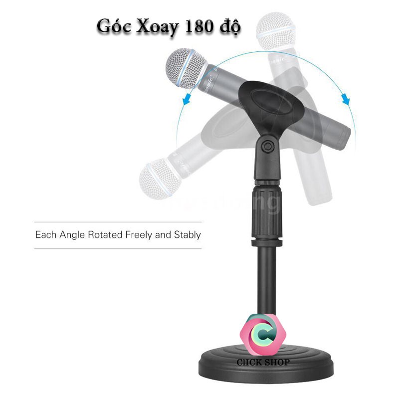 Chân micro để bàn cho các mic  C7 c11 c16 c25 c28 vv- Chân mic tiện khi livestream hoặc karaoke