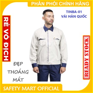 Quần Áo Bảo Hộ Lao Động TINBA 03 vải Hàn Quốc thoáng mát