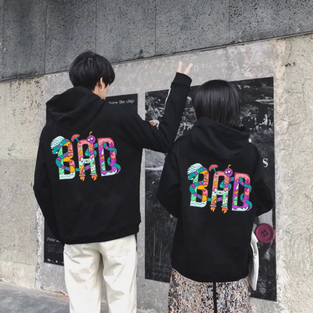 Áo hoodie sweater nỉ bad rabbitss unisex form rộng freeship toàn quốc M88 | BigBuy360 - bigbuy360.vn