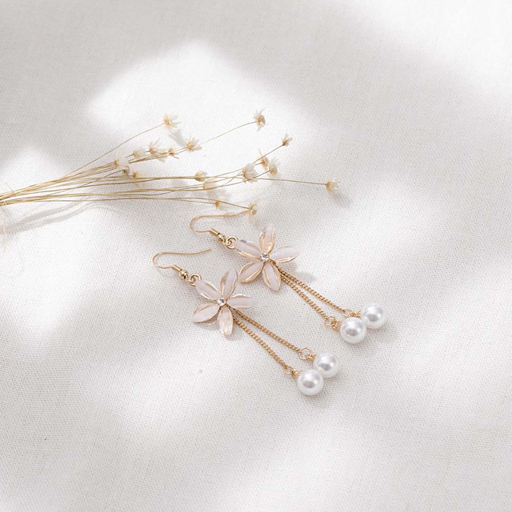 Khuyên Tai Nữ Trang Dáng Dài Tạo Hình Độc Đáo