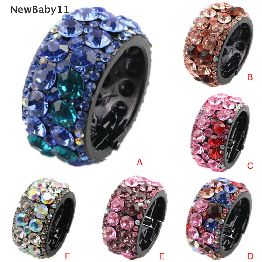 Kẹp Tóc Càng Cua Đính Kim Cương Pha Lê Mini