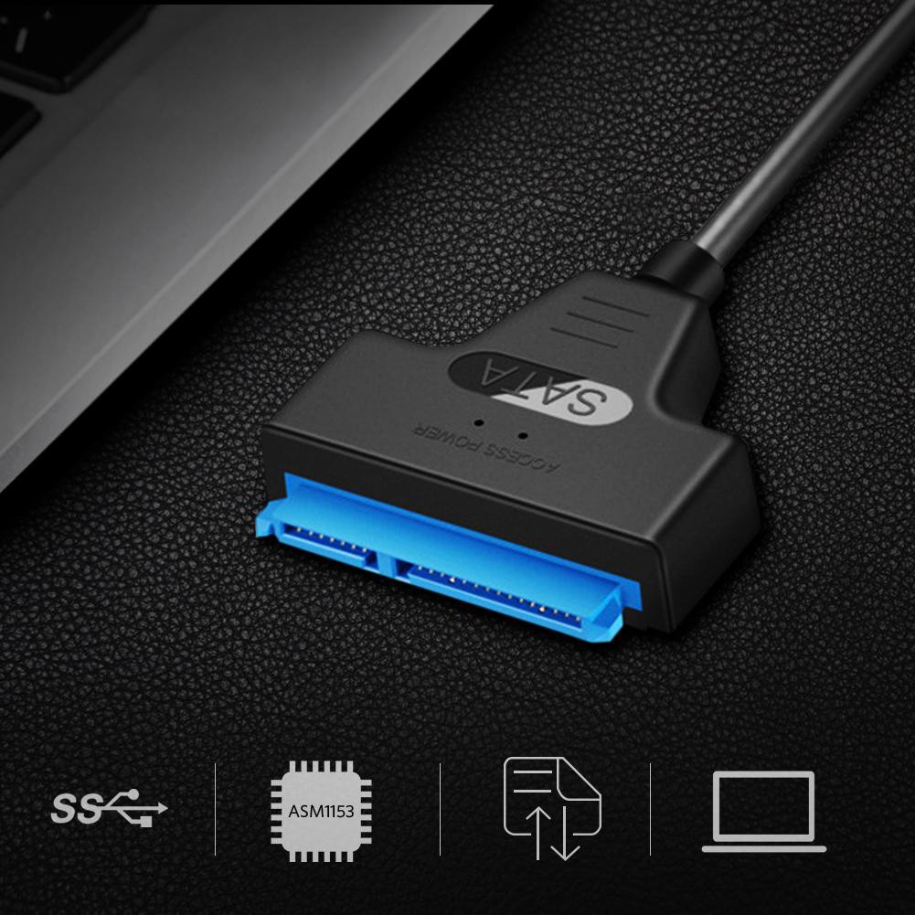 Dây cáp chuyển đổi ổ cứng SSD từ USB 3.0 sang SATA7+15pin | BigBuy360 - bigbuy360.vn