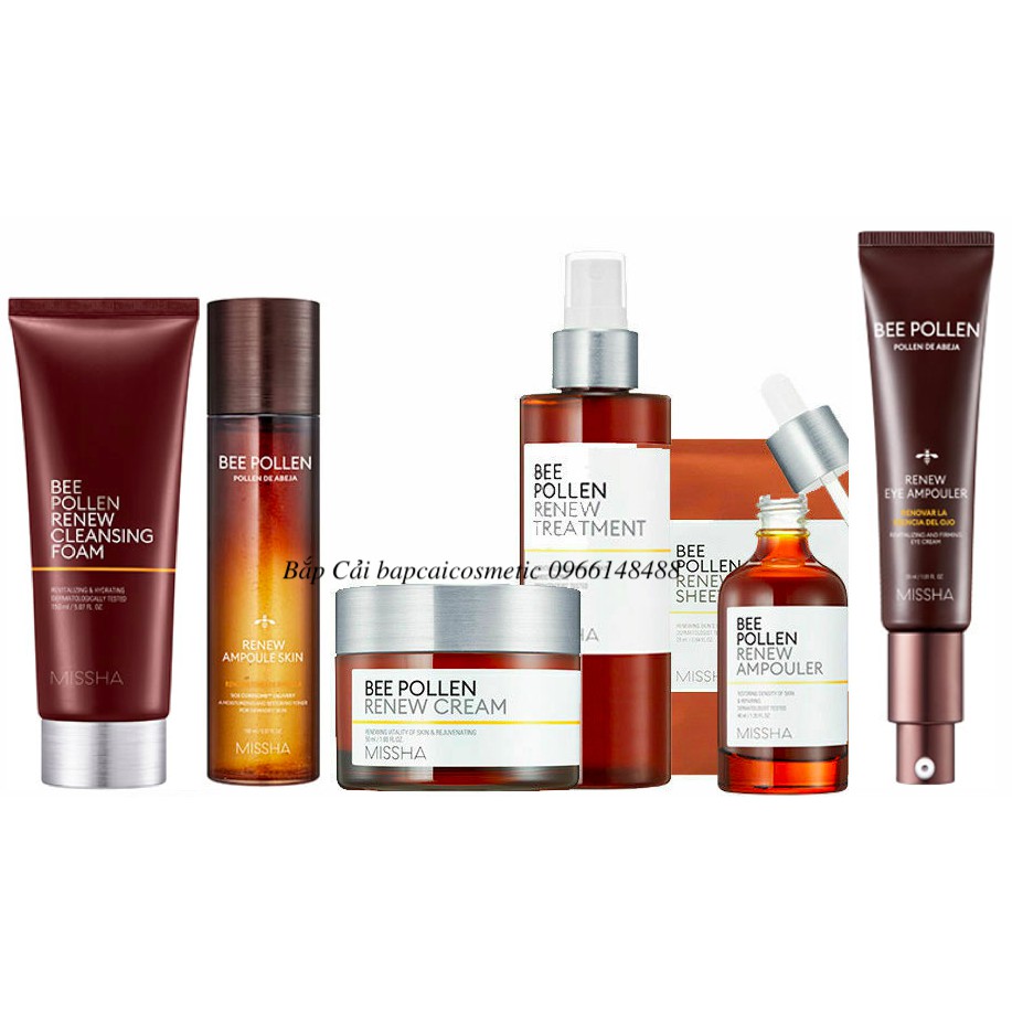 MBC Dòng phục hồi và chống lão hóa da khô từ keo ong MISSHA BEE POLLEN RENEW
