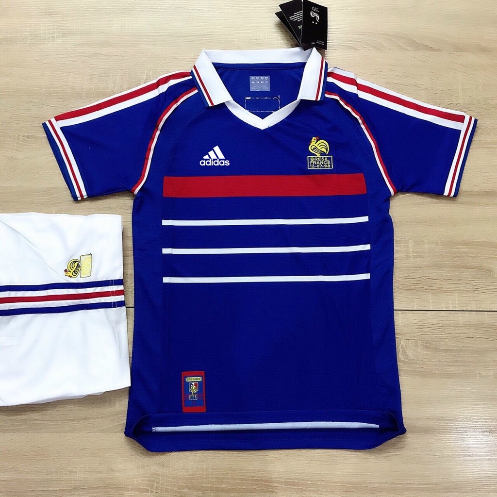 ÁO BÓNG ĐÁ/QUẦN ÁO BÓNG ĐÁ ĐỘI TUYỂN PHÁP-VẢI GAI THÁI CAO CẤP