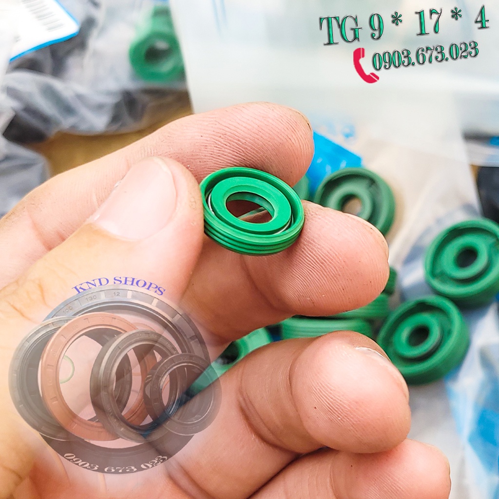 Phớt chặn dầu củ đề Epicuro, Honda Future Neo hiệu Janite TG 9*17*4, phụ tùng xe máy và máy bơm nước | KND Shops