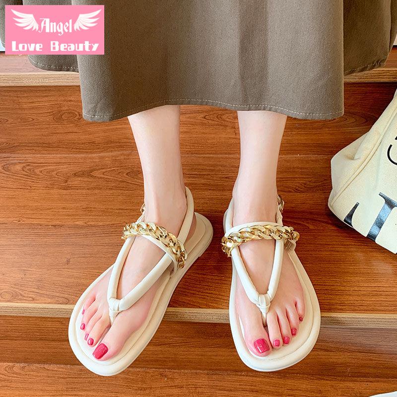 Angel~[hàng Có Sẵn] Giày Sandal Đế Mềm Phong Cách La Mã Thời Trang Mùa Hè Dành Cho Học Sinh Nữ 2022