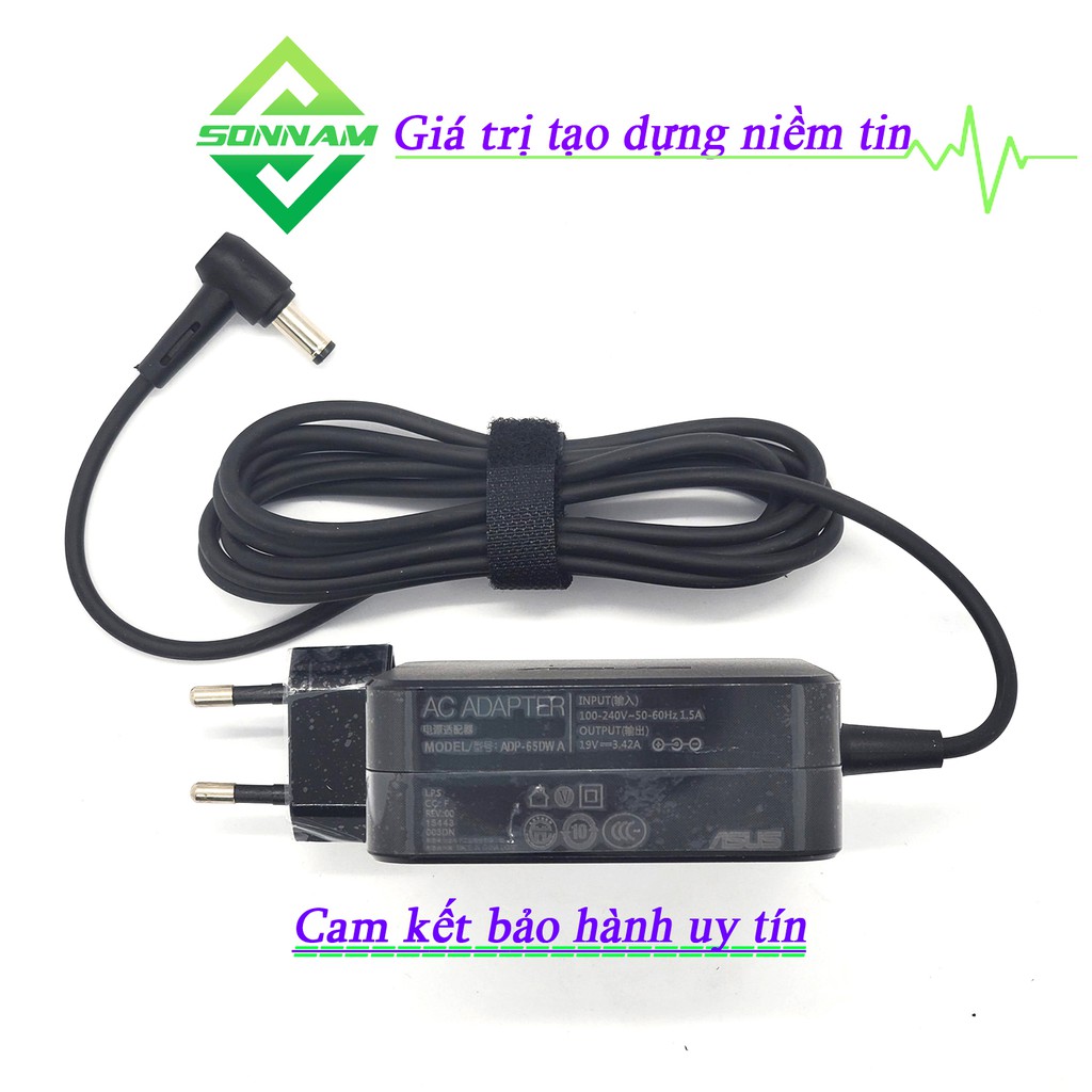 SẠC LAPTOP ASUS 19v-3.42a ZIN VUÔNG CHÂN TO (ADAPTER 19V 3.42A)