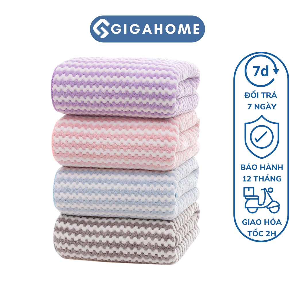 Khăn Tắm Lớn San Hô GIGAHOME Lông Cừu Thấm Hút Tốt, Thân Thiện Với Da 8526