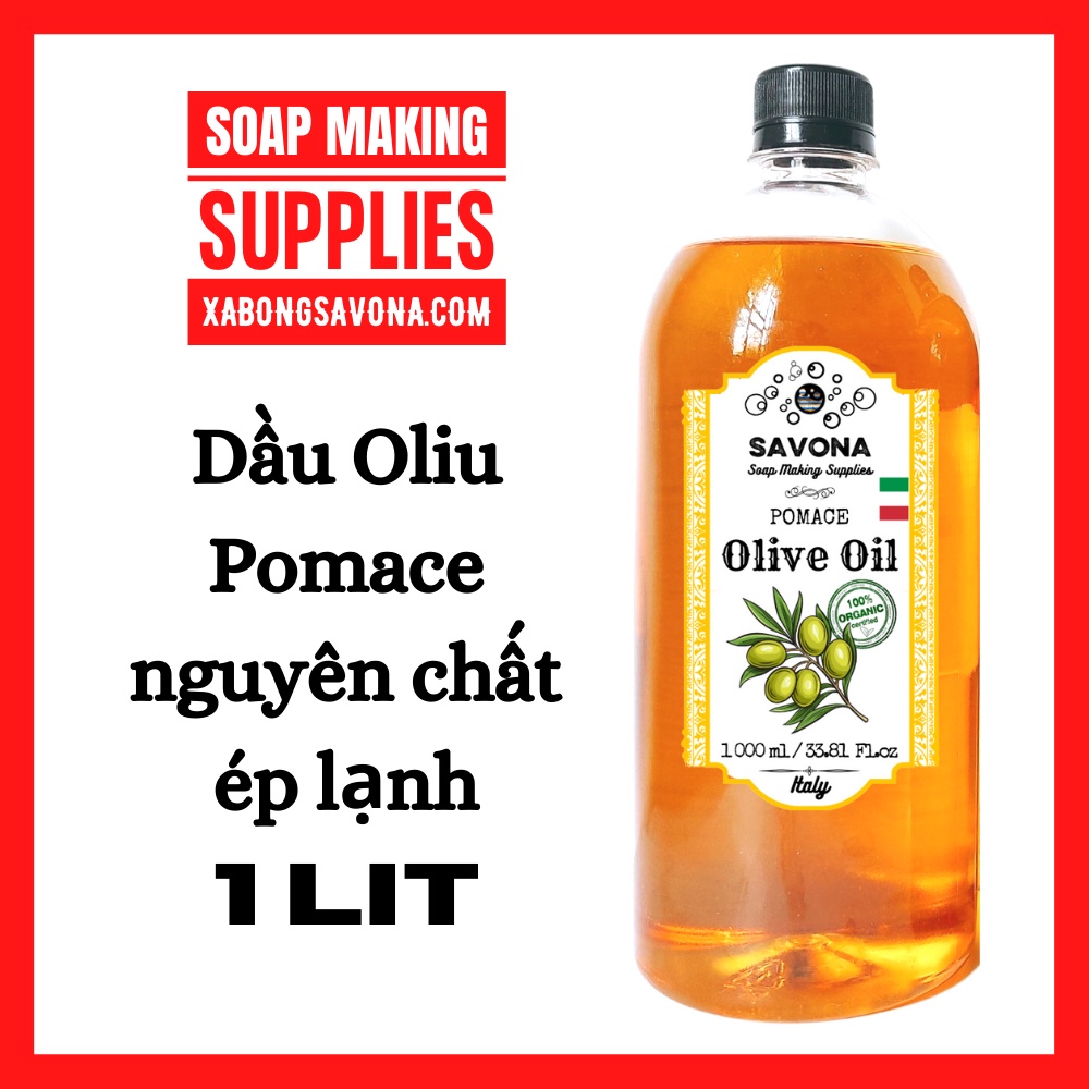 1L Dầu Oliu Nguyên Chất 1 Lit - Pomace Olive OIl 1 Lit SavonA