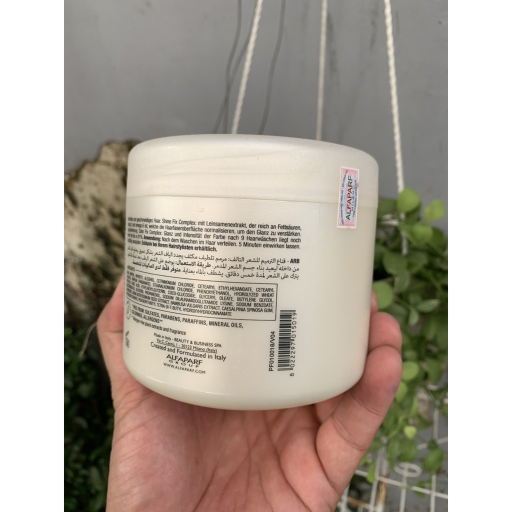 Mặt Nạ Phục Hồi Hư Tổn Alfaparf Milano Semi Di Lino Reconstruction Reparative Mask 500ml