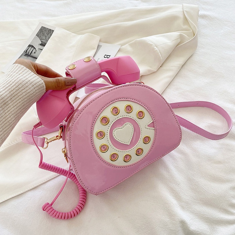 Túi đeo chéo da PU hình điện thoại độc đáo thời trang cho nữ