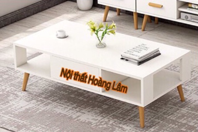 Bàn trà gỗ công nghiệp hiện đại