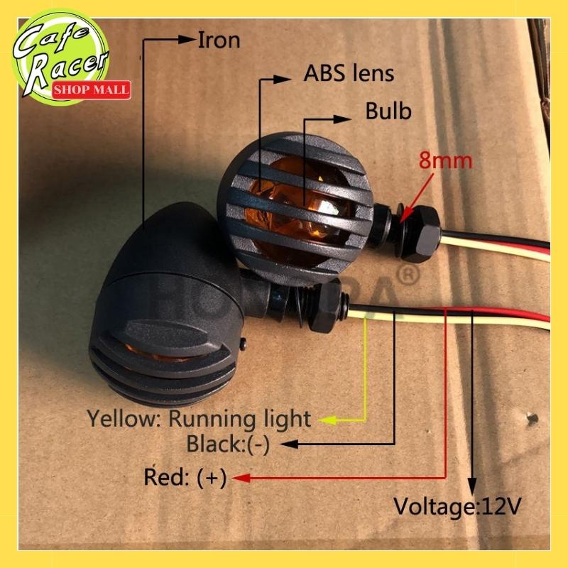 Combo 4 xi nhan lưới vỏ sắt siêu bên sài độ xe Cafe racer Tracker Win Gn125