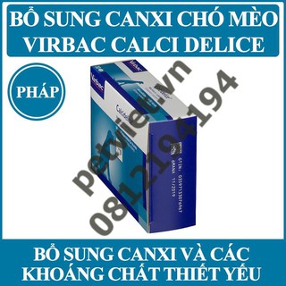 [BỔ SUNG CANXI CHÓ MÈO] Virbac Calci Delice