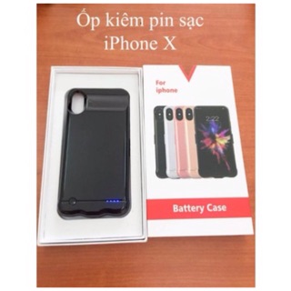 Ốp kiêm pin sạc dự phòng iphone X