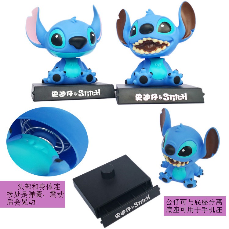 Mô Hình Nhân Vật Stitch Lắc Đầu Trang Trí Xe Hơi