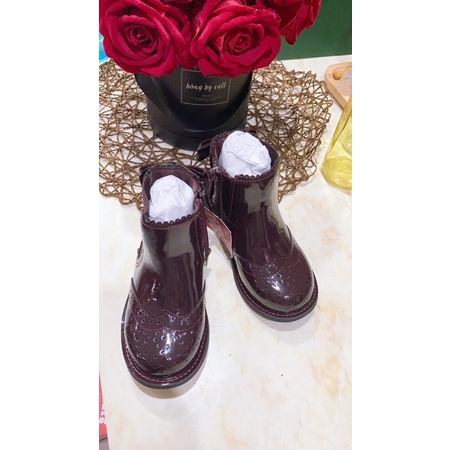 Bốt nâu Matalan bé gái Chuẩn auth UK sẵn size 7uk size 24