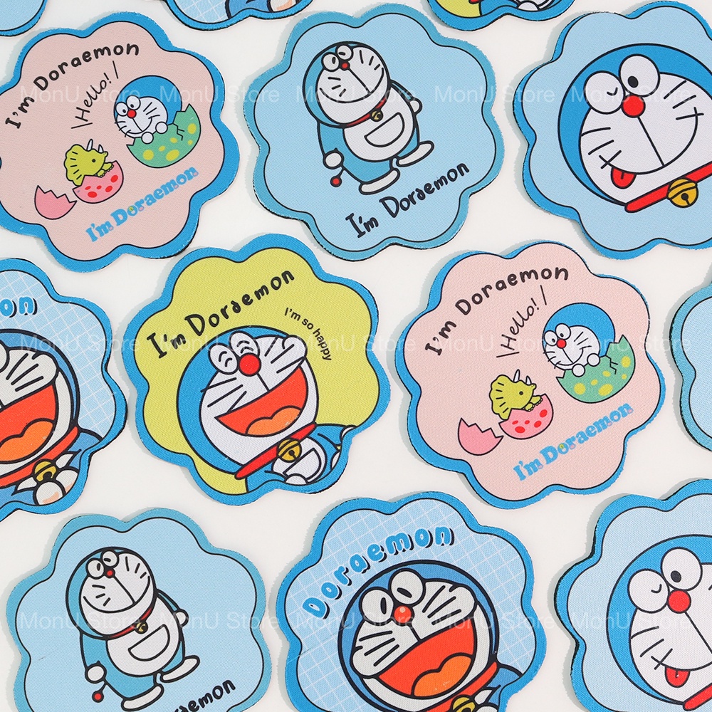 Đế lót ly, cốc hình DORAEMON DOREMON thấm nước dễ thương cute MON0390 TooYoo