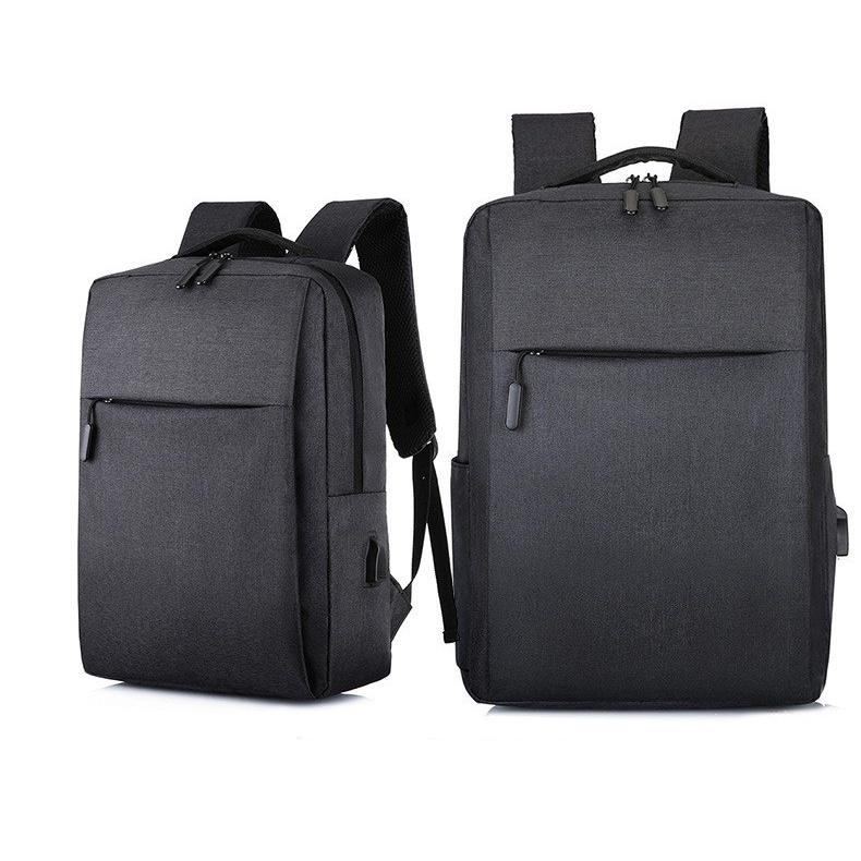 Balo laptop giá rẻ 15.6 inch nhiều ngăn, có cổng sạc điện thoại phía ngoài -NND