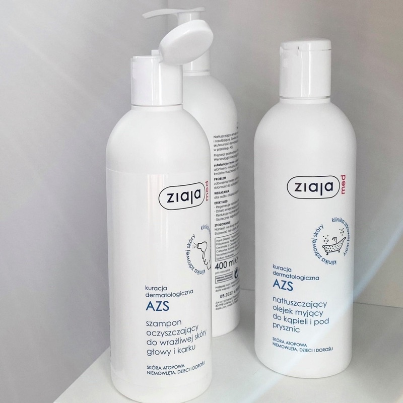 Kem dưỡng da ZIAJA MED ATOPY AZS 50ml chăm sóc &amp; dưỡng ẩm cho da khô, nhạy cảm, chàm