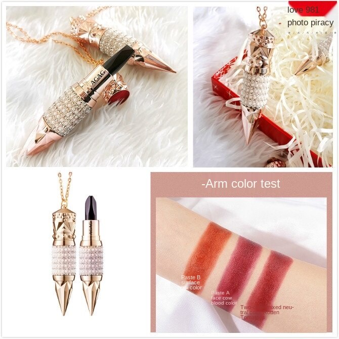 Son Lì Mềm Bền Màu Chống Dính Cốc Trang Điểm Xinh Xắn