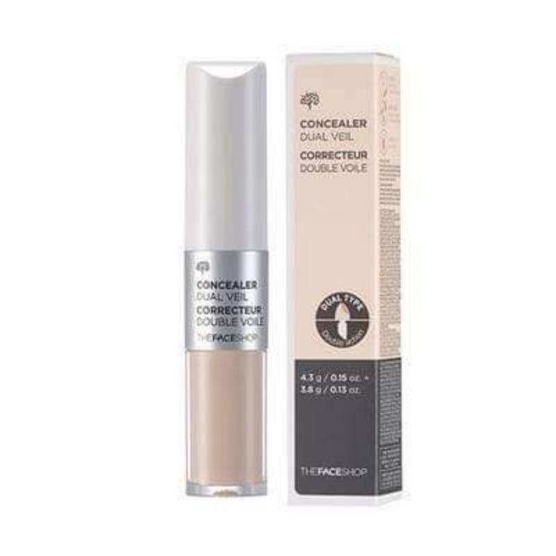 gx123 KEM CHE KHUYẾT ĐIỂM 2 ĐẦU – CONCEALER DUAL VEIL THE FACE SHOP | BigBuy360 - bigbuy360.vn