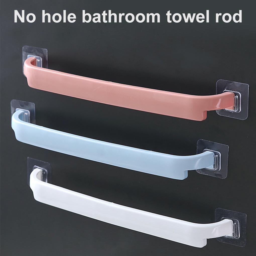 Giá Đỡ Treo Khăn Bằng Nhựa Gắn Tường Tiện Lợi Dành Cho Nhà Bếp Phòng Tắm