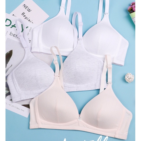 Bra / Áo Ngực Cotton Sần Nữ Sinh Xuất Đông Âu ( A187 ). Hàng Loại Đẹp. | BigBuy360 - bigbuy360.vn