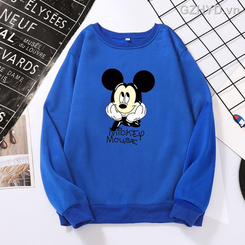 66☁๑✒JS Mickey Mouse Long Sleeve Hoodies For Men And Women
