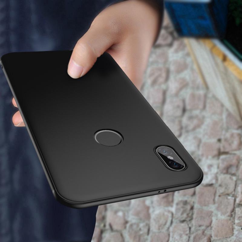 Ốp điện thoại silicon nhám siêu mỏng màu trơn cho Xiaomi Redmi Note 5 Pro Note 5A Prime